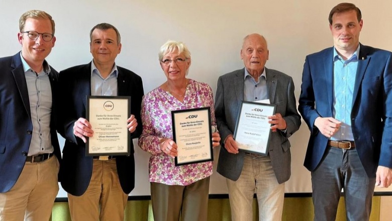 Jahreshauptversammlung CDU Hemer - Ehrungen