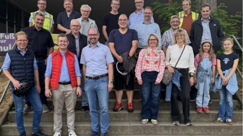Intensiver Austausch über die Baustelle an der Zeppelinstraße und Schulwegsicherheit an der Freiherr-vom-Stein-Schule
