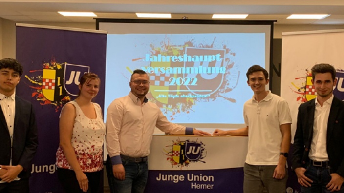 Von links: Ilkan Kurt, Melanie Ober-Westendorf, Paul Merjasov, Noah Biggeleben und Jonas Hundt
