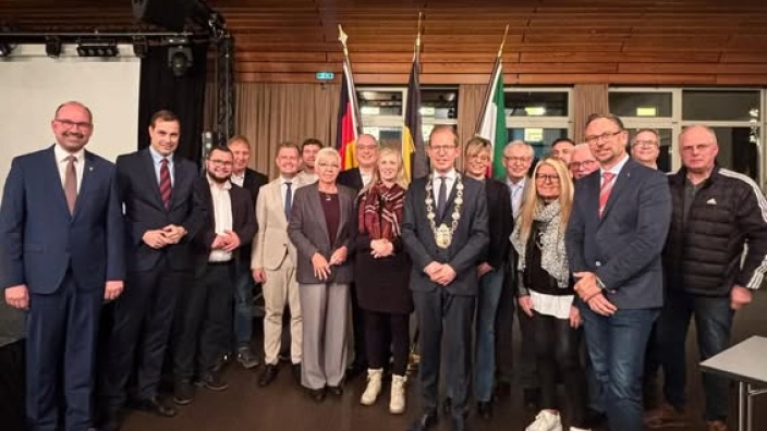 CDU Ratsfraktion mit Bürgermeister